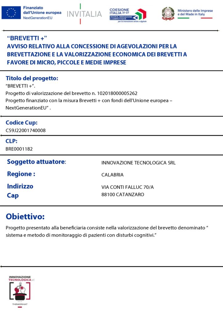 Pubblicità progetto Brevetti +.